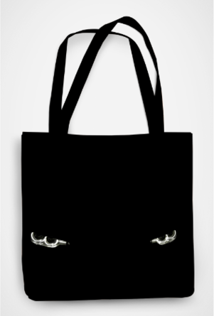 Dark Gaze BMW M5– Glowing Eyes AOP Tote Bag