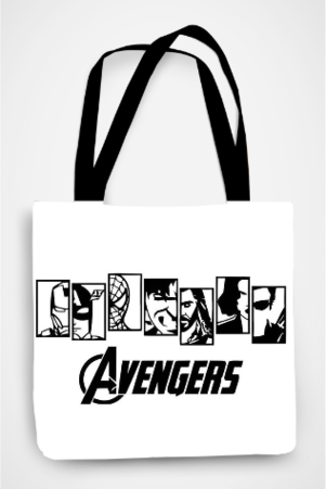 Avengers Team AOP Tote Bag