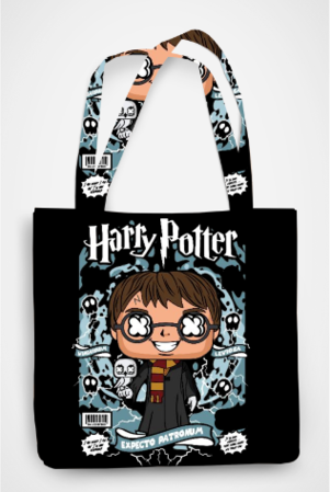 “Expecto Patronum” Magic Spell AOP Tote Bag