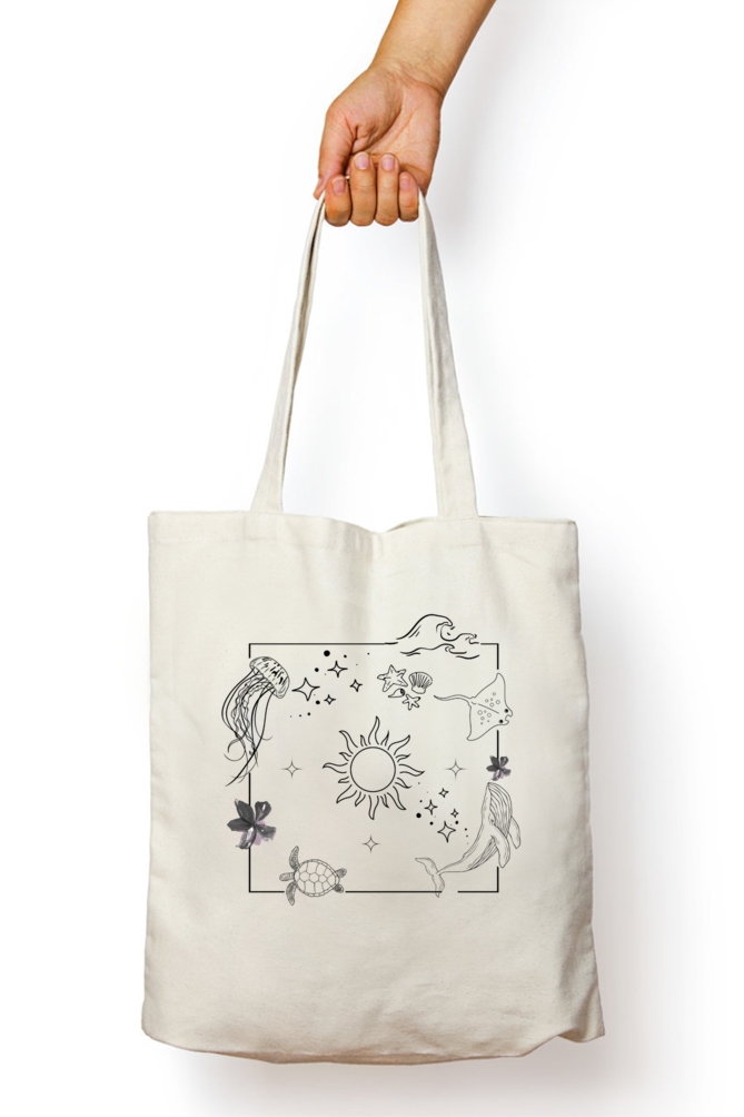 Mystic Ocean Dreams Canvas Tote Bag