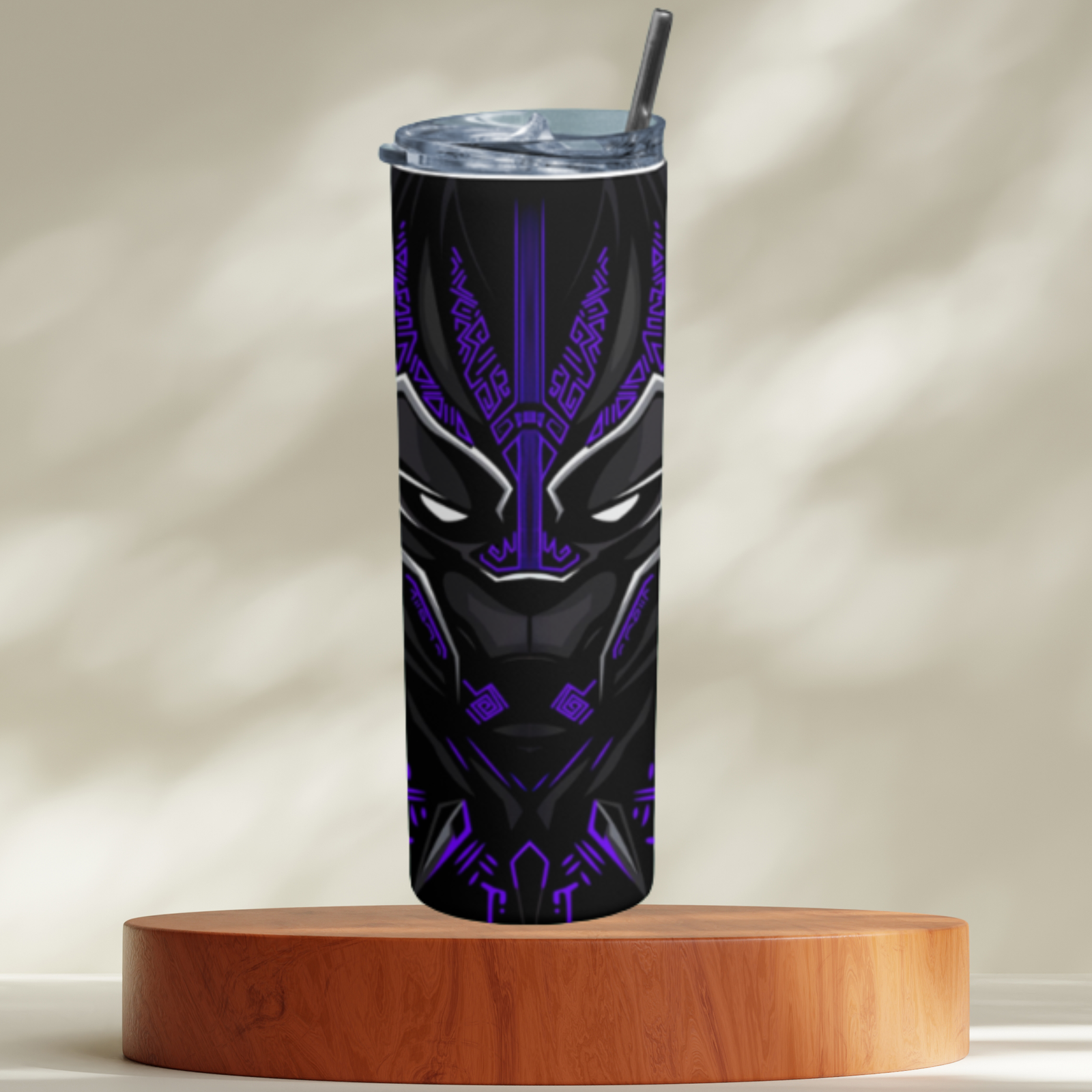 "Black Panther" Insulated Travel Tumbler