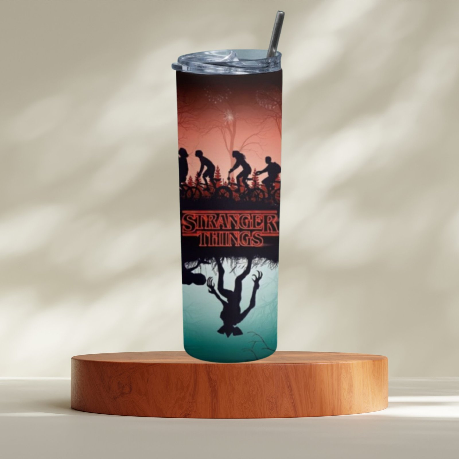 “Stranger Things Sips” Insulated Travel Tumbler -V&M by VM Creations