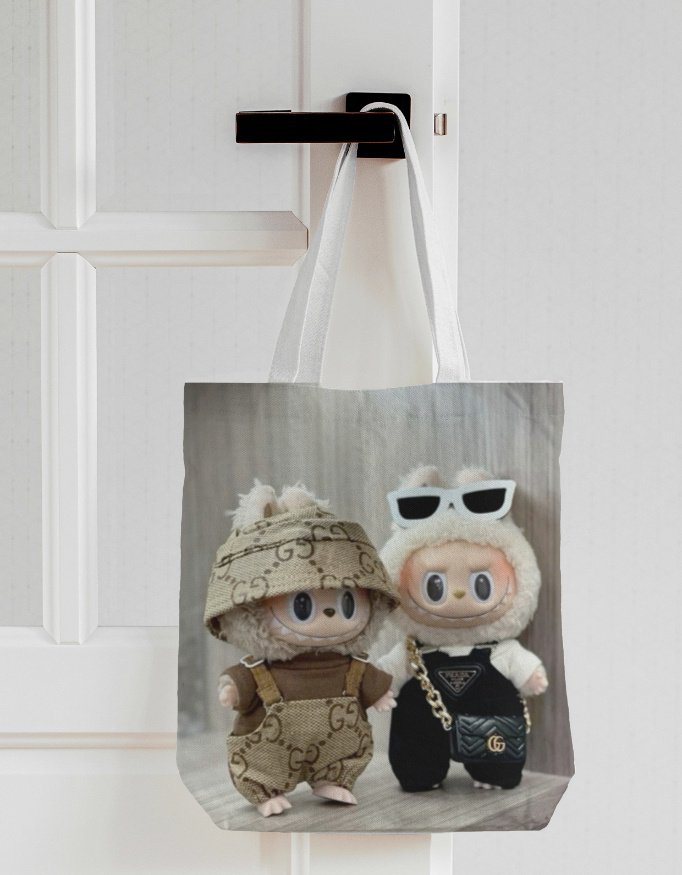 "Labubu" AOP Tote Bag -V&M by VM Creations