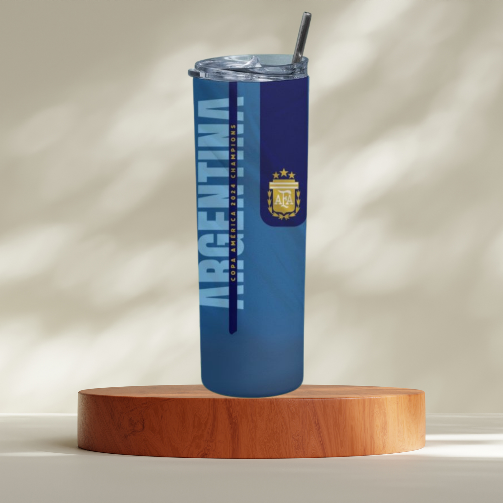 "Argentina 2024 Champions" Insulated Travel Tumbler -V&M by VM Creations