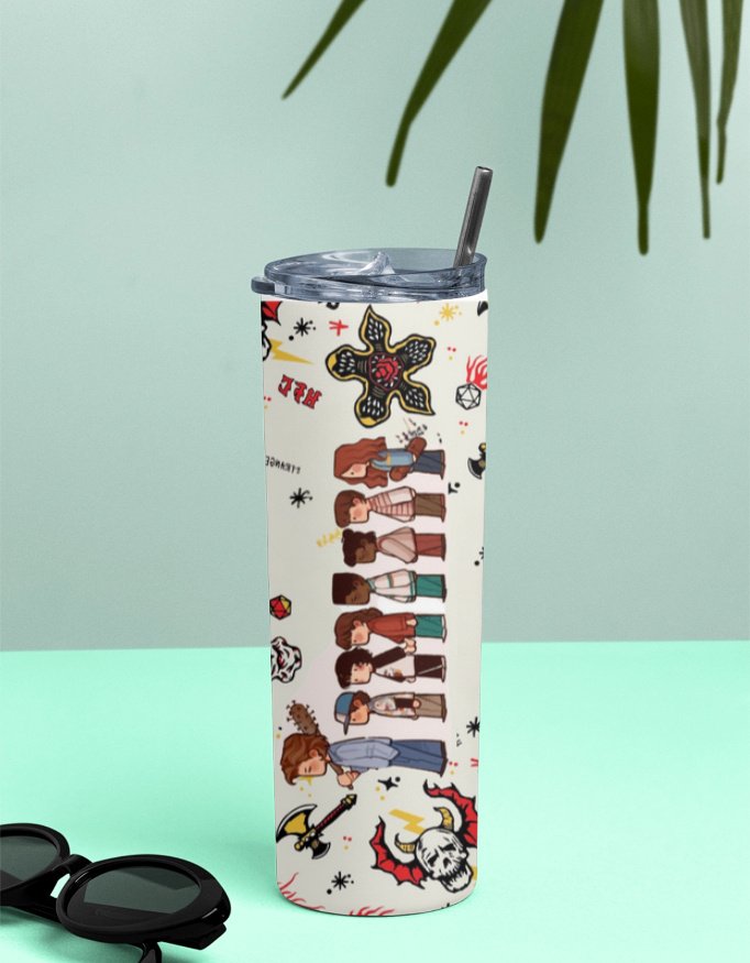 Stranger Things - Steve doodle Tumbler